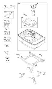 Fuel Supply Group Diagram and Parts List for 356442-0651-F1 200000 - 399999 Briggs and Stratton Engine
